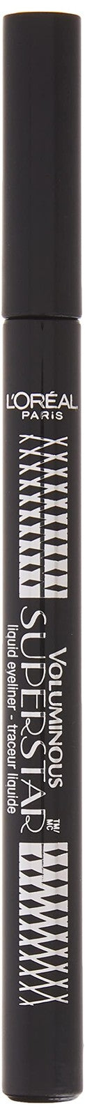 2 Pack L'Oreal Paris Voluminous Superstar Liquid Eyeliner, Black 202, 0.056 oz