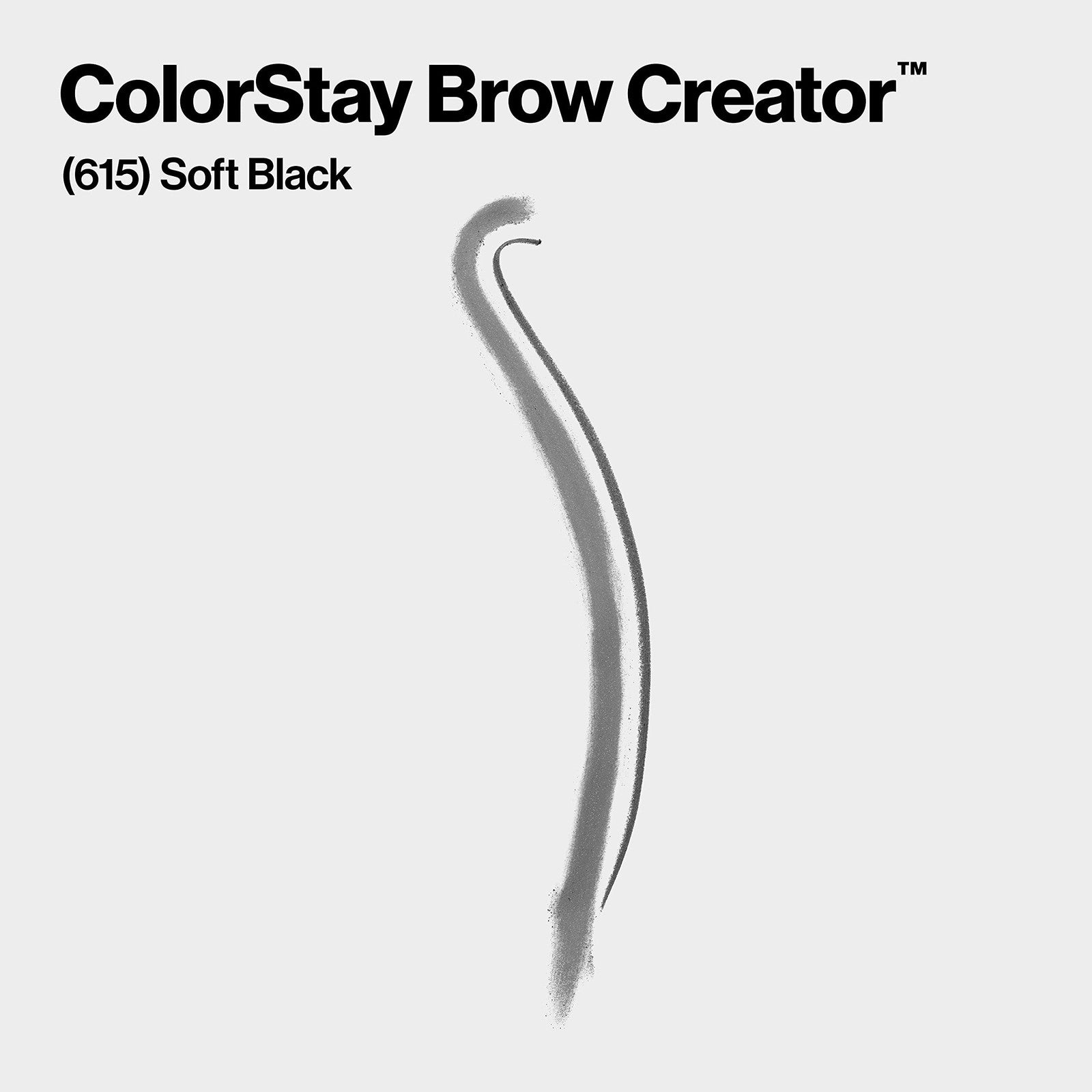 2 PACK - Revlon Colorstay Brow Creator Micro Tip Pencil - 615 Soft Black