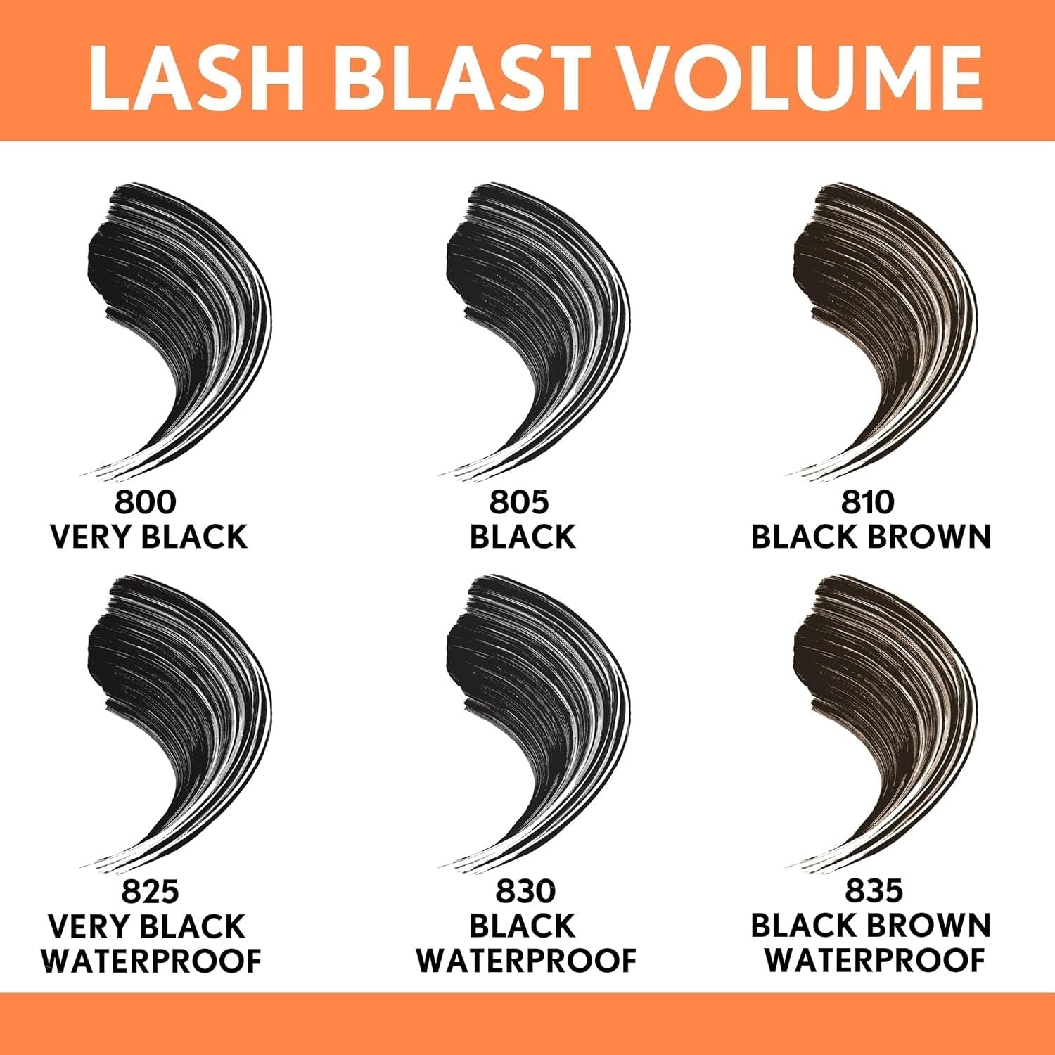 2 PACK - COVERGIRL Lash Blast Volume Waterproof Mascara - 825 Very Black