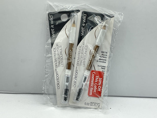 2 PACK - Wet n Wild Color Icon Brow Pencil - 621A Blonde Moments