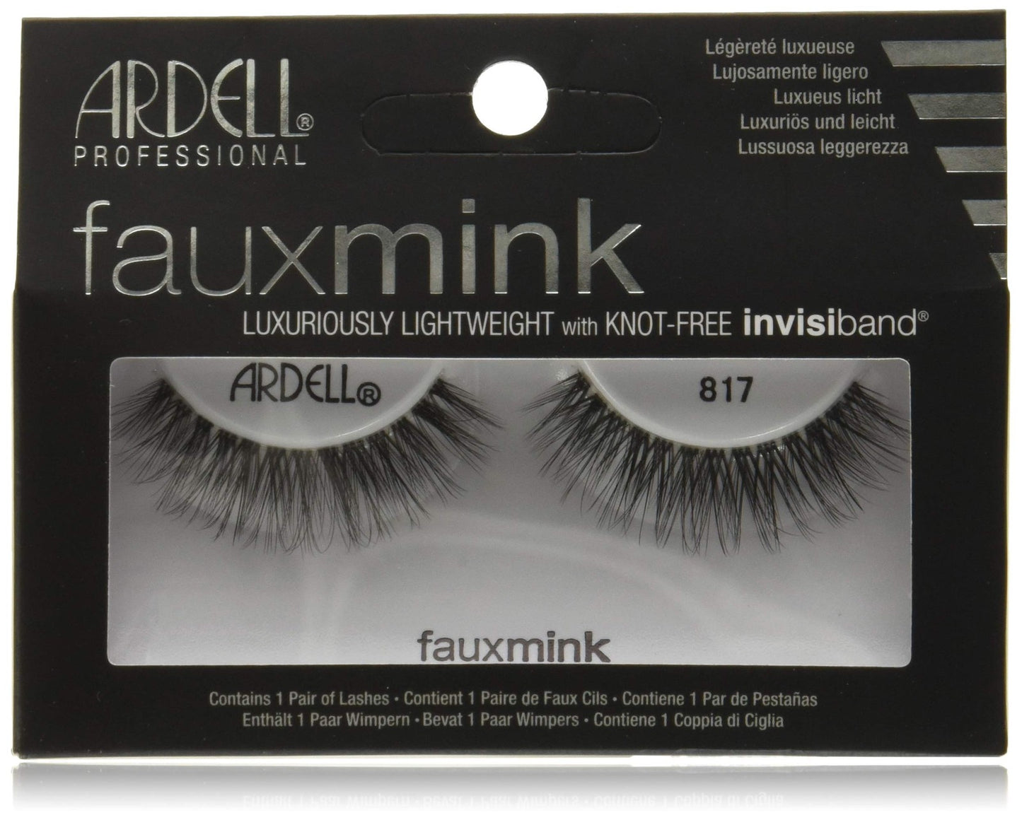 Ardell Faux Mink False Eyelashes - 817 Black