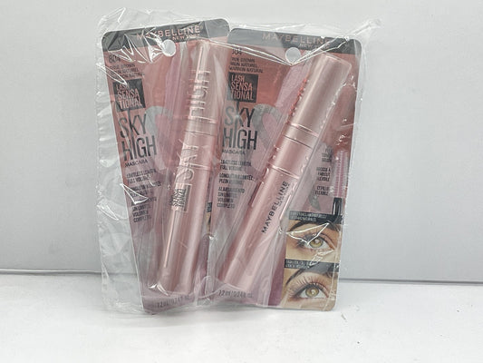 2 PACK - Maybelline Lash Sensational Sky Hig Mascara - 804 True Brown