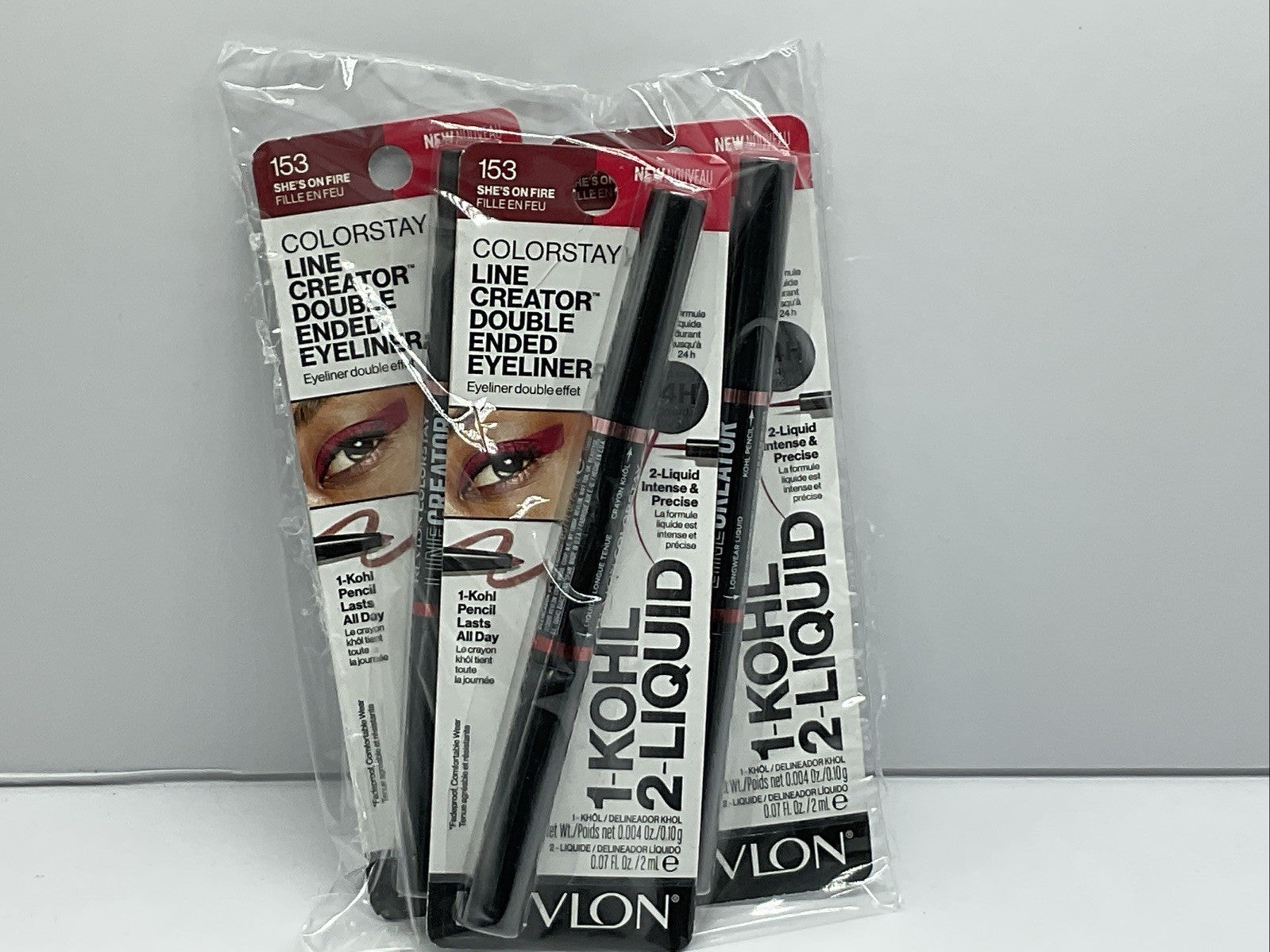 Revlon Colorstay Line Creator DoubleEnded Eyeliner- 153 She’s On Fire - Set Of 3