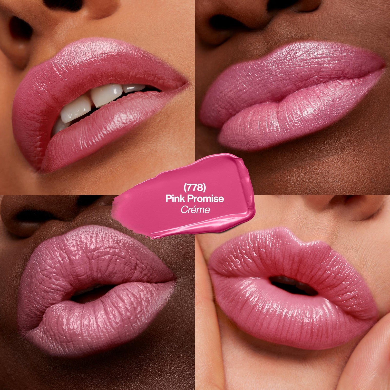 REVLON Super Lustrous Creme Lipstick PINK PROMISE 778, 2x