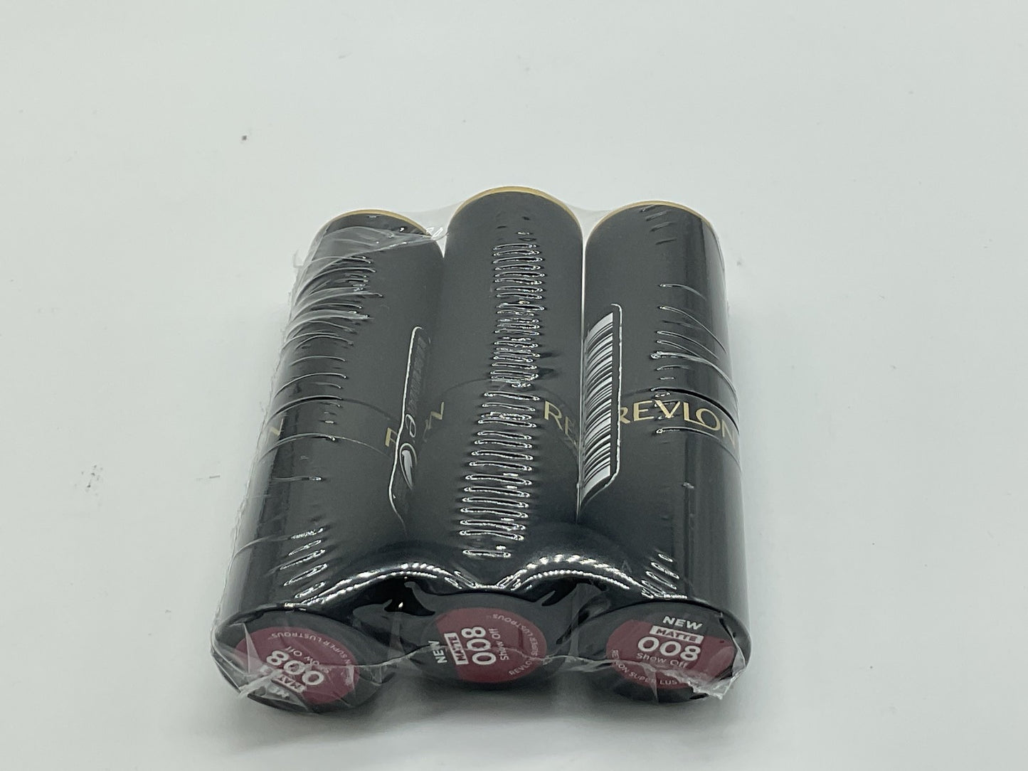 3 PACK - Revlon Super Lustrous Lipstick 0.74oz - 008 Show Off