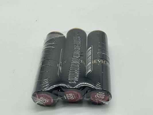3 PACK - Revlon Super Lustrous Lipstick 0.74oz - 008 Show Off