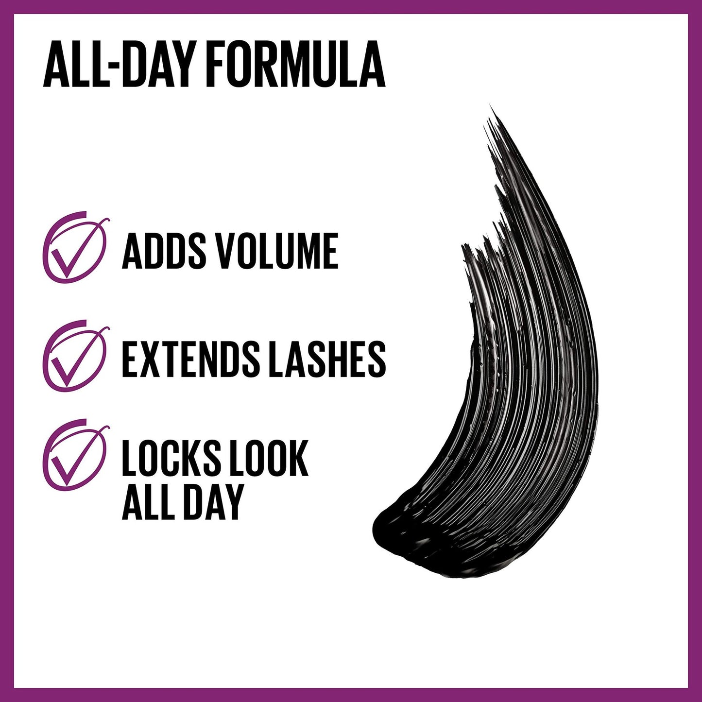 2 PACK - Maybelline The Falsies Lash Lift Mascara, 201 Very Black