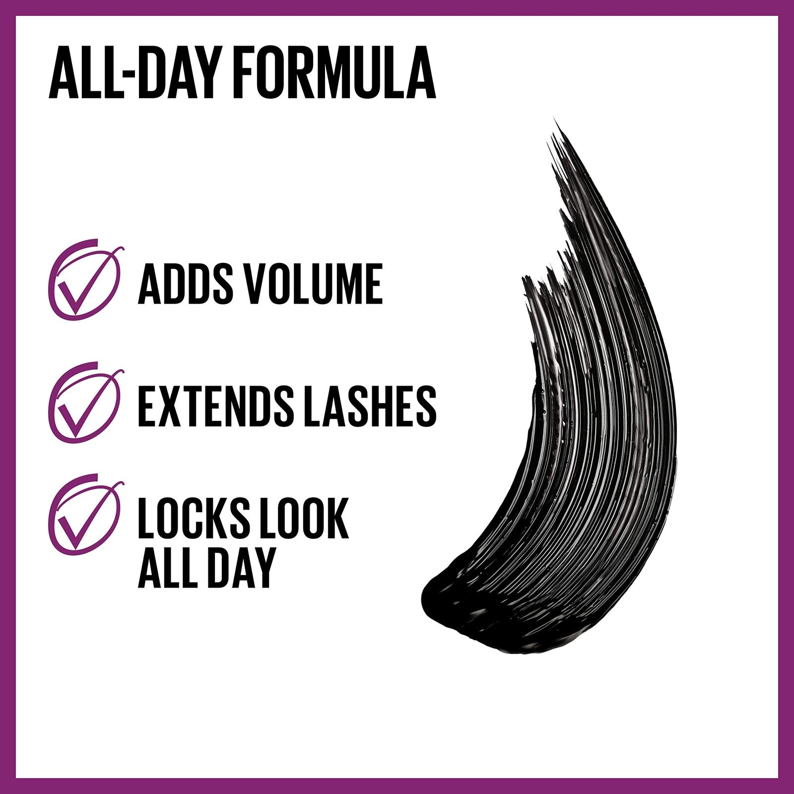 2 PACK - Maybelline The Falsies Lash Lift Mascara, 201 Very Black