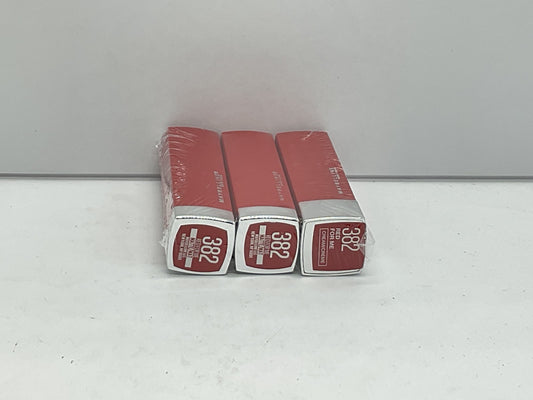 3 Pack - Maybelline Color Sensational Lipstick - 382 Red For Me