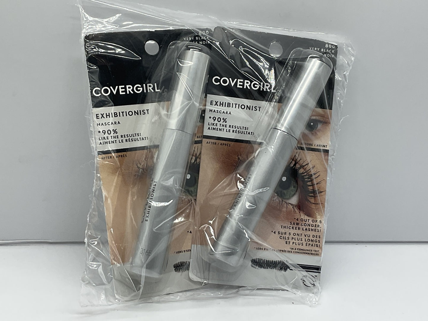 2 PACK - COVERGIRL Exhibitionist Mascara 800 Very Black