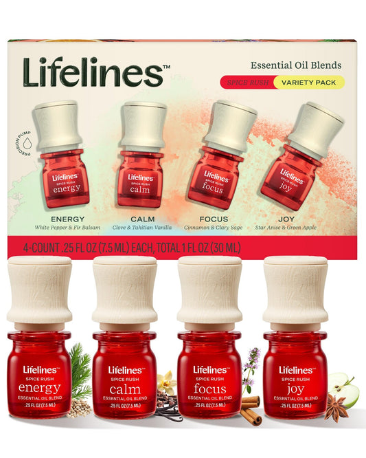 Lifelines Essential Oil Blends 4-pack Spice Rush - Precision Pump