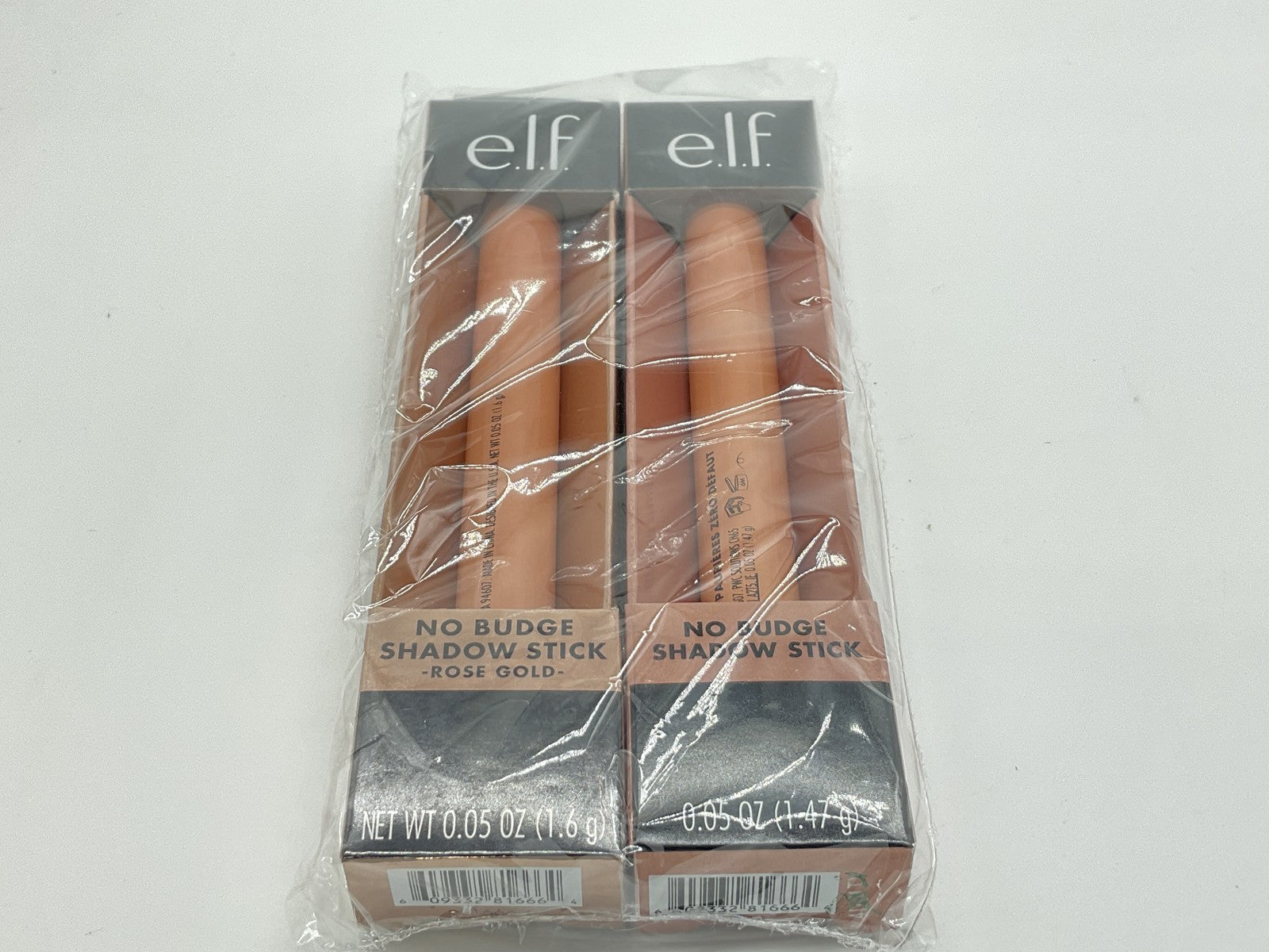 2 PACK - e.l.f. No Budge Shadow Stick - Rose Gold