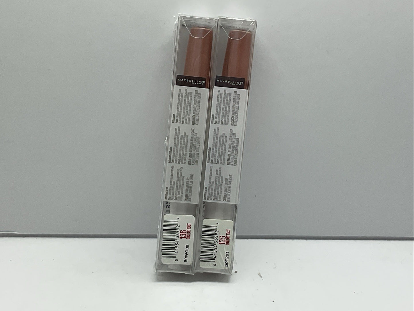 2 PACK - Maybelline SuperStay 24 HR 2-Step Liquid Lipstick - 136 Constant Toast