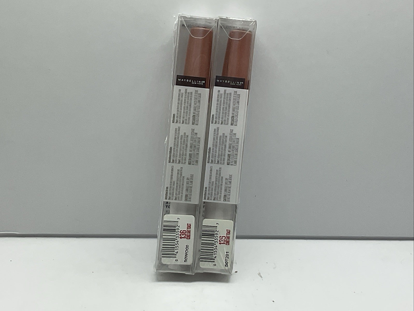 2 PACK - Maybelline SuperStay 24 HR 2-Step Liquid Lipstick - 136 Constant Toast