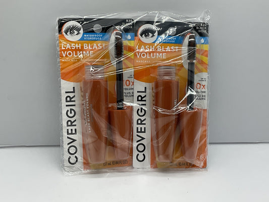 2 PACK - Covergirl Lash Blast Waterproof Volume Mascara- 830 Black
