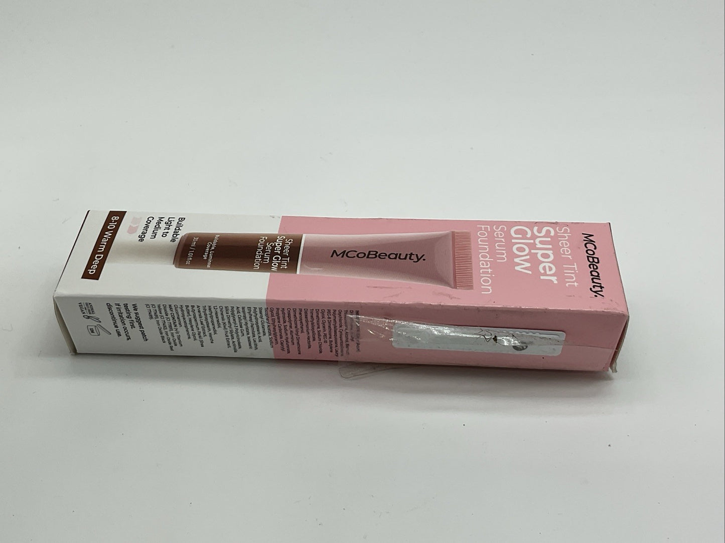 MCoBeauty Super Glow Sheer TINT Serum Foundation - 8-10 Warm Deep