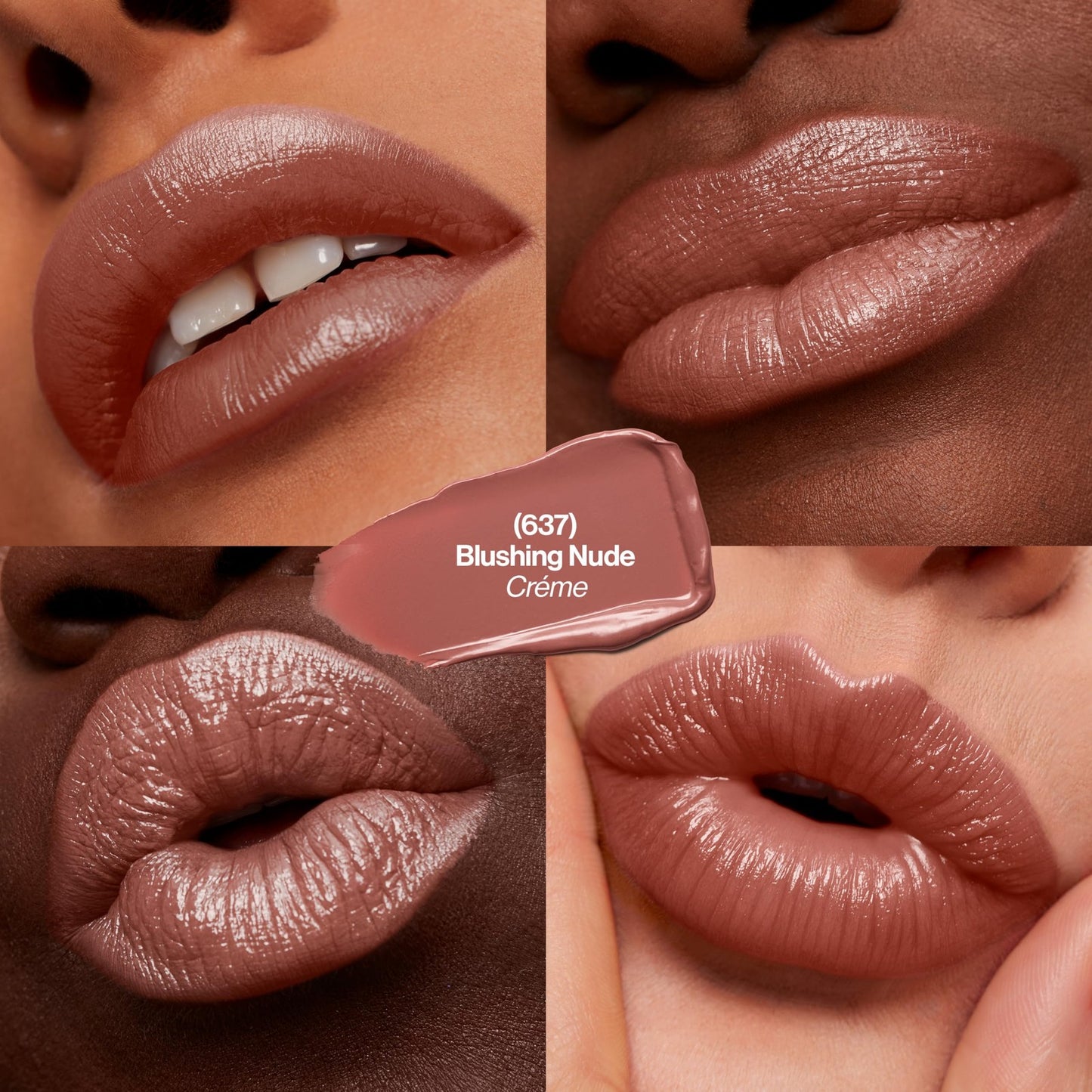 2 PACK - Revlon Super Lustrous Crème Lipstick - 637 Blushing Nude