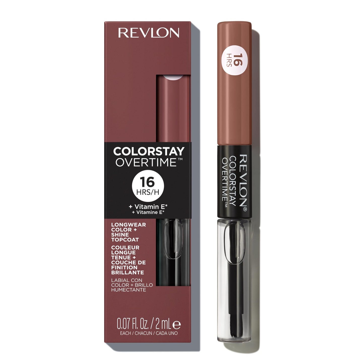 2 Pack - Revlon ColorStay Overtime Longwear Lip Color - 560 Taupe Time