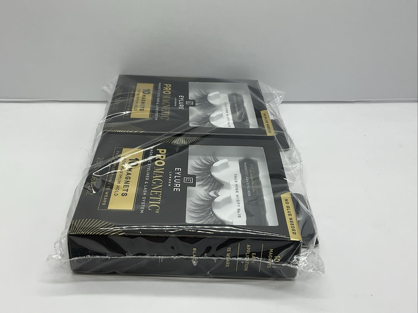 2 Pack - Eylure PRO MAGNETIC 7 Lash System w/ Eyeliner Faux Mink Wispy No.10