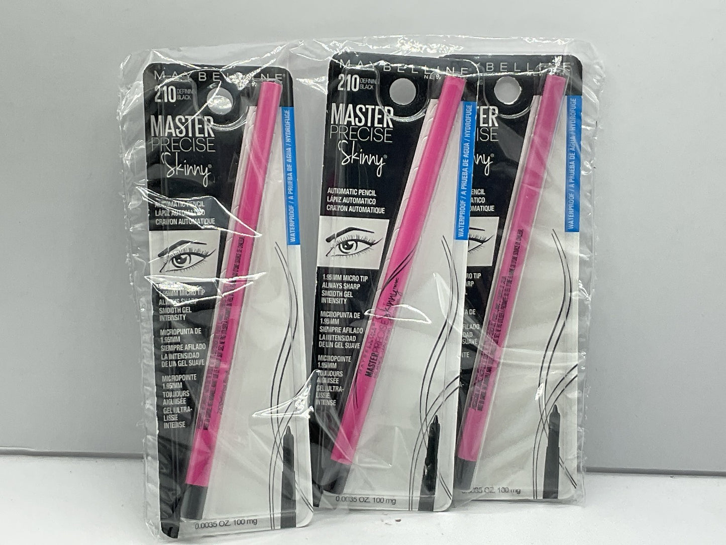 Maybellien Master Precise Skinny Automatic Pencil Eyeliner - 210 Defining Black