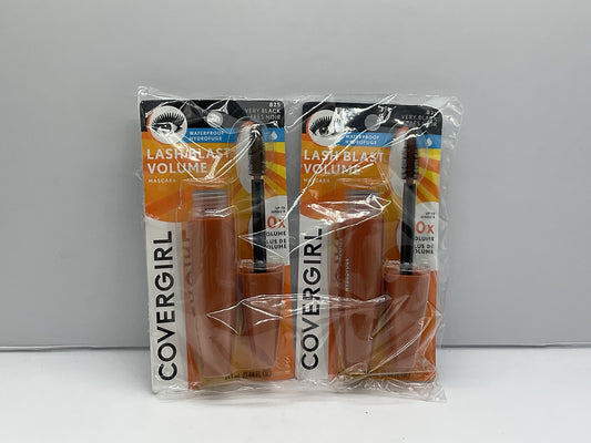 2 PACK - COVERGIRL Lash Blast Volume Waterproof Mascara - 825 Very Black
