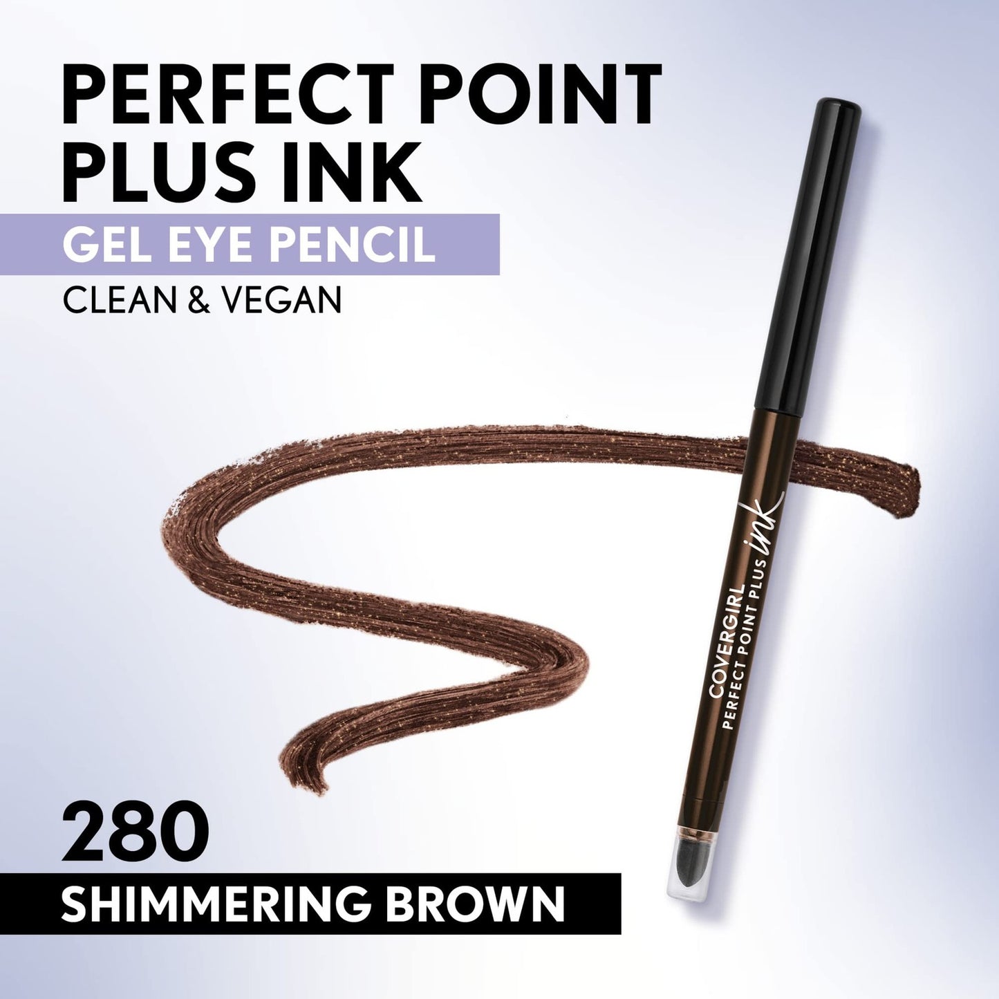 2 PACK - Covergirl Perfect Point Plus Ink Gel Eyeliner - 280 Shimmering Brown