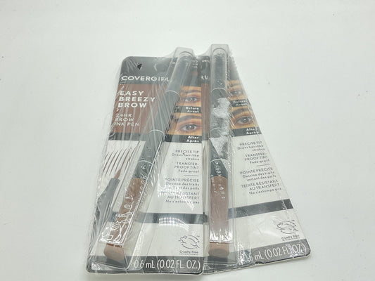 2 PACK - CoverGirl Easy Breezy Brow 24HR Brow Ink Pen - 200 Honey Brown