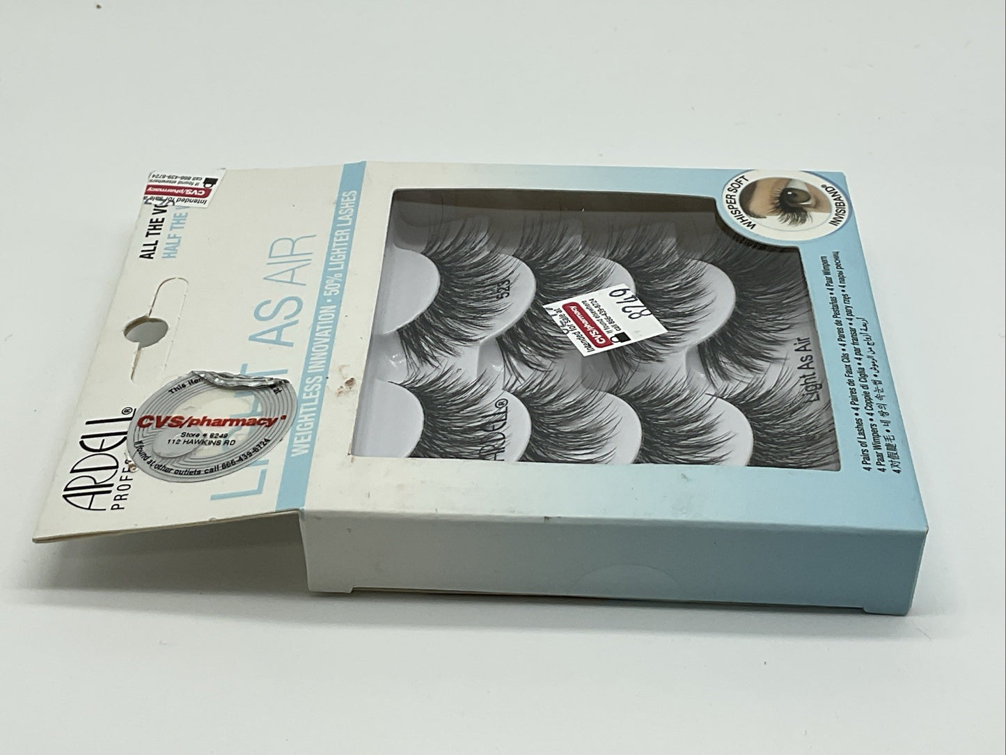 Ardell Lashes Light As Air 4 Pairs Weightless Lashes - 523