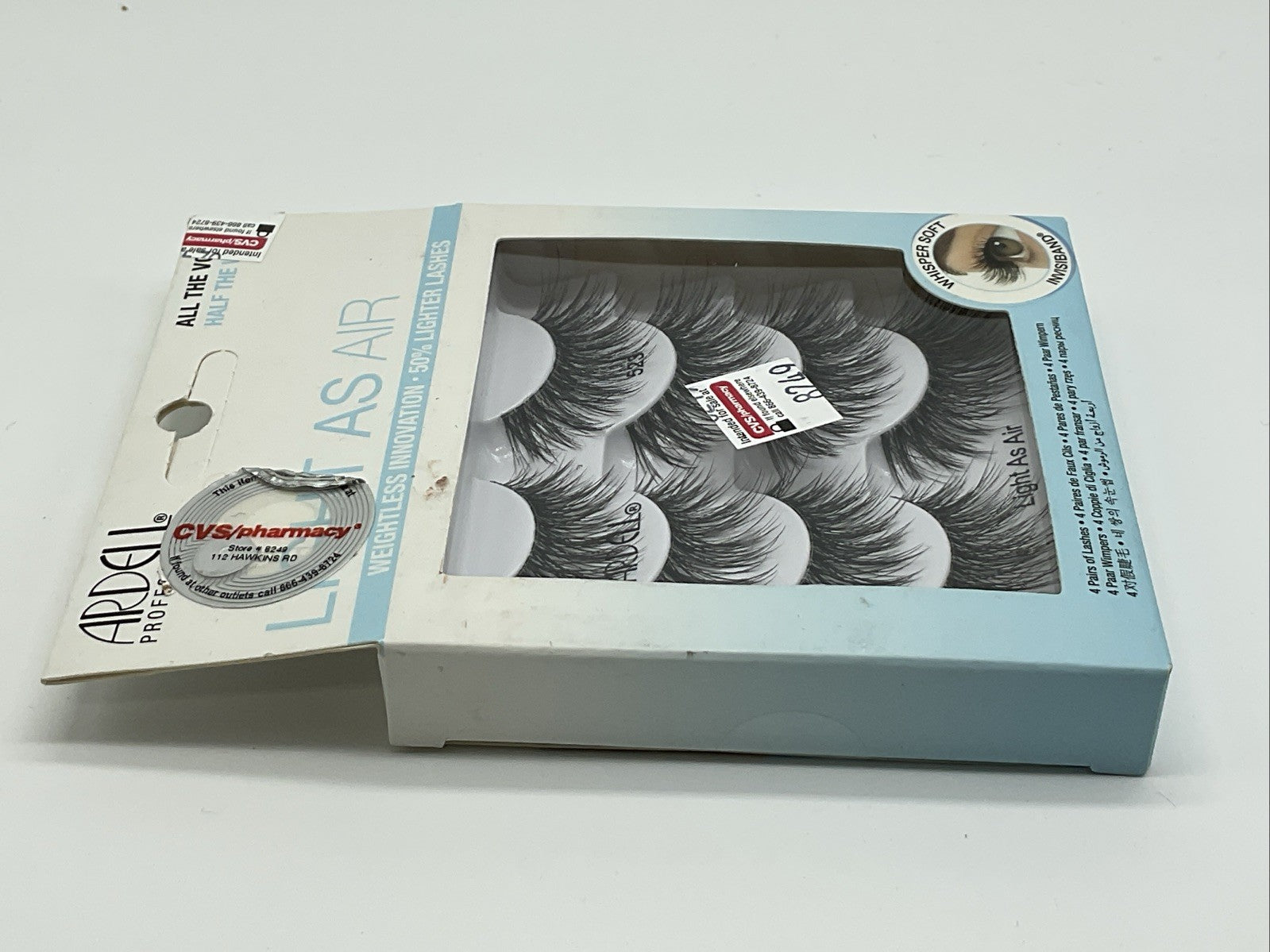 Ardell Lashes Light As Air 4 Pairs Weightless Lashes - 523