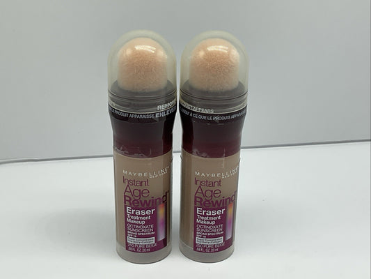 Maybelline Instant AgeRewind Eraser Treatment Makeup - 250 Pure Beige - Lot Of 2