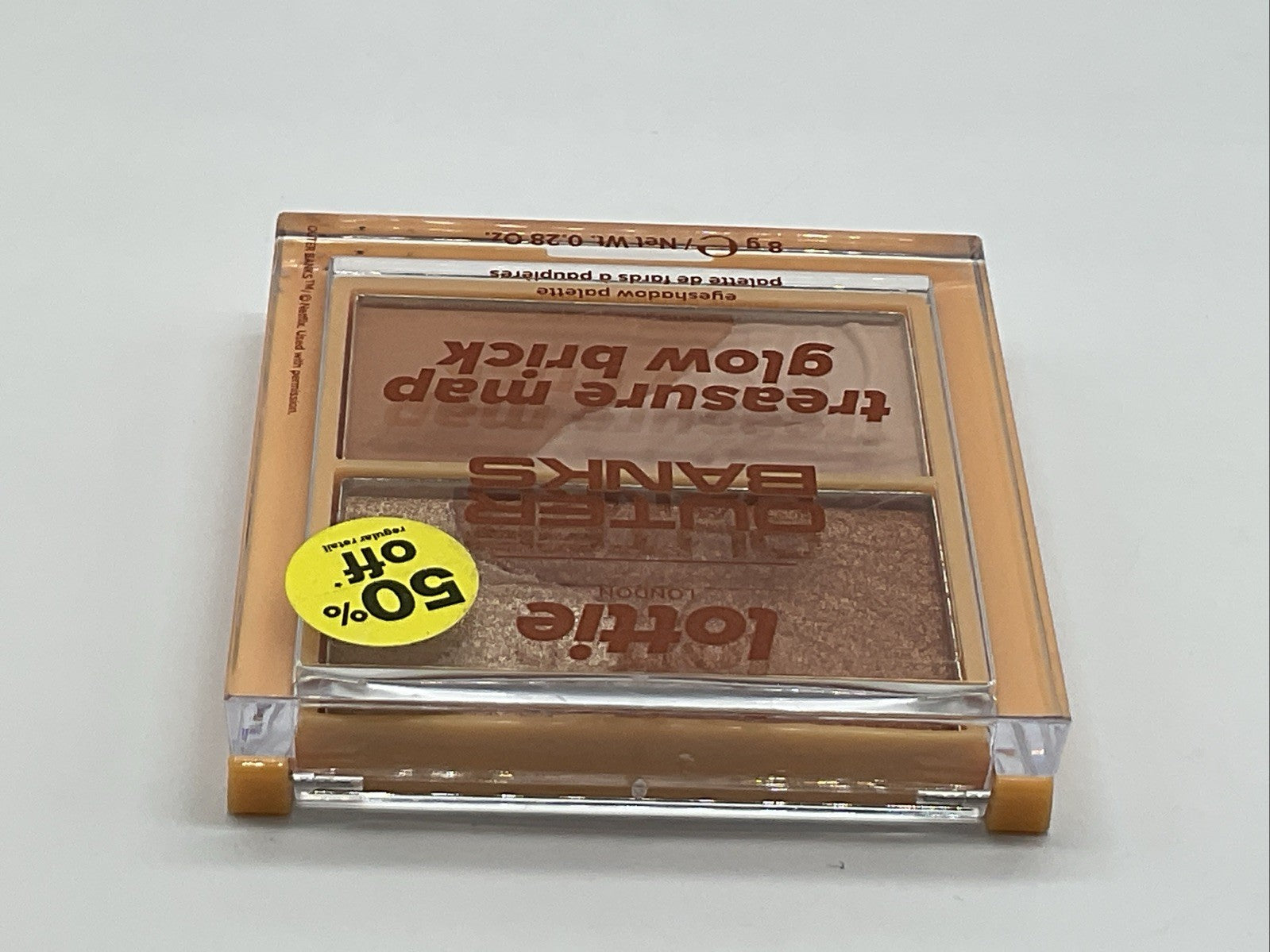 Lottie London Outer Banks 0.28oz Bronzing Face Powder - Treasure Map Glow Brick