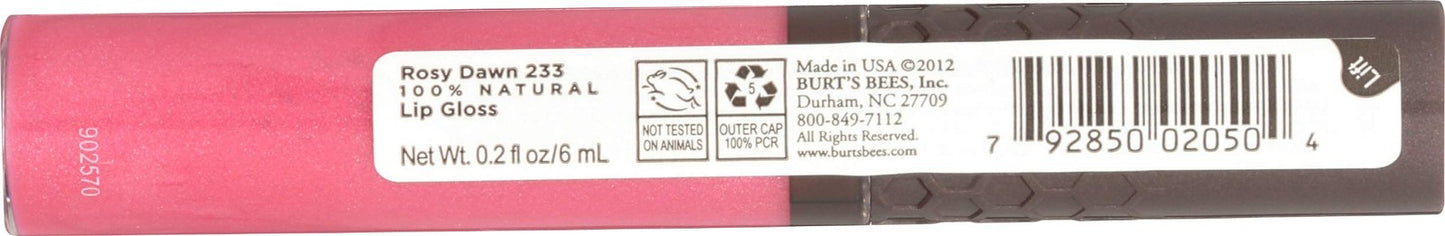 Burt's Bees 100% Natural Lip Gloss - 233 Rosy Dawn