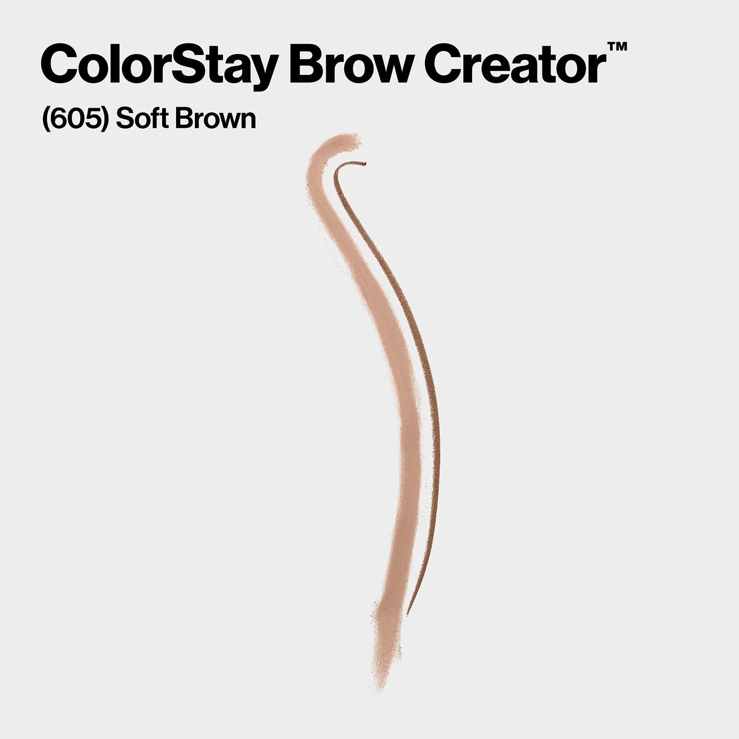 2 PACK-Revlon Colorstay Brow Creator Micro Pencil Powder - 605 Soft Brown