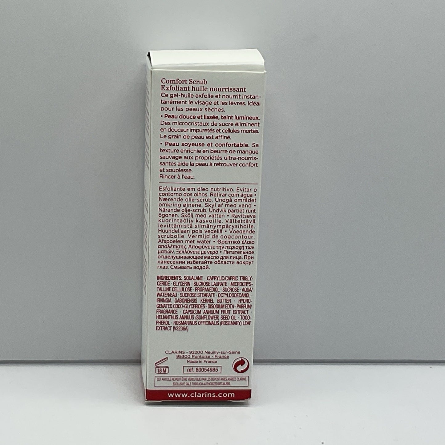 Clarins Comfort Scrub with Sugar Microcrystals
