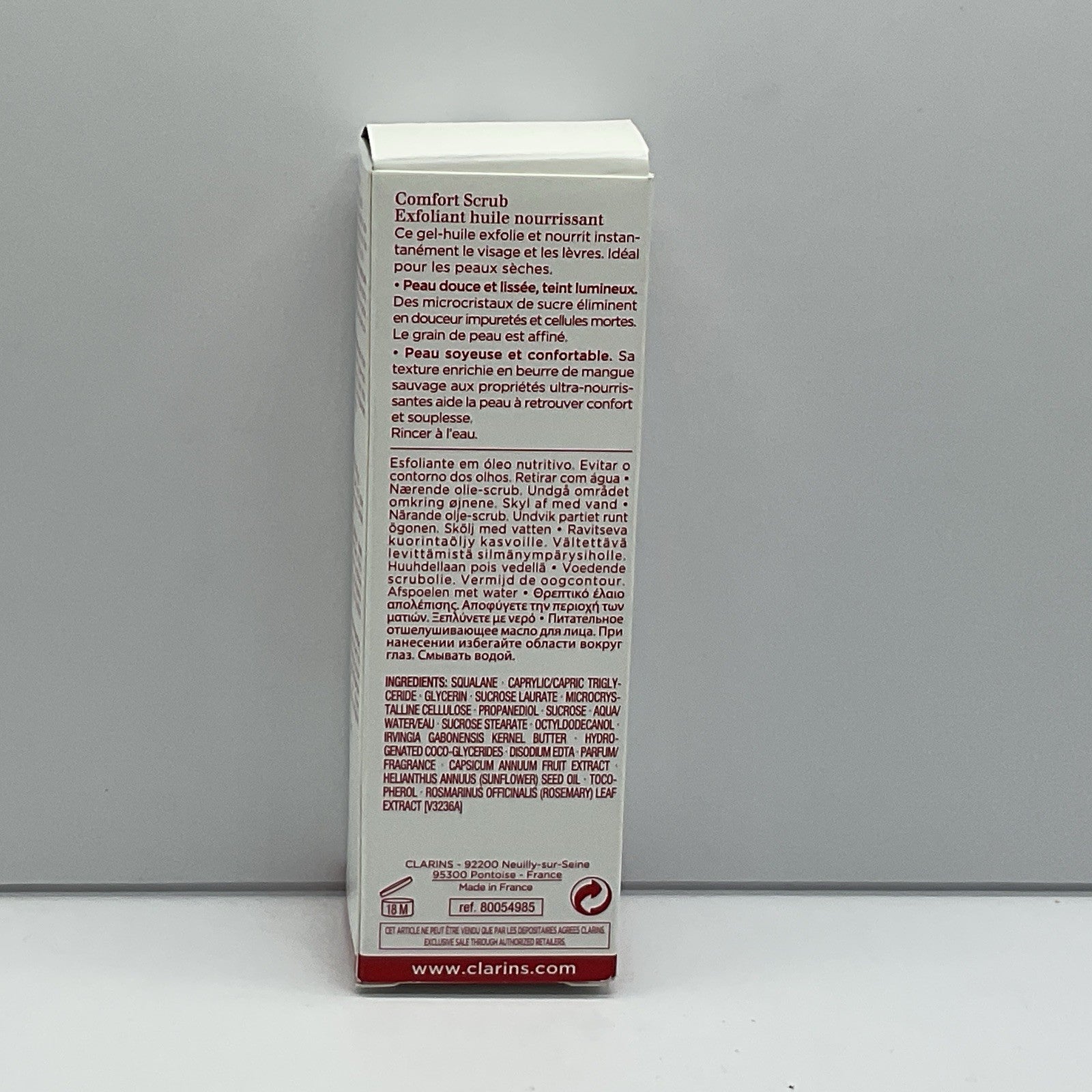 Clarins Comfort Scrub with Sugar Microcrystals