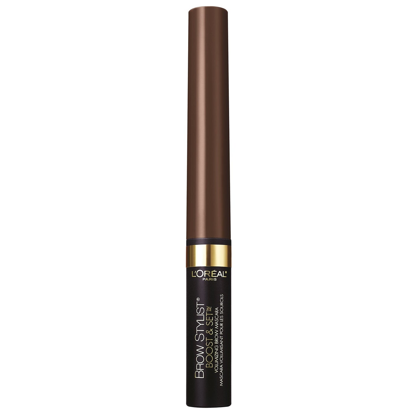 Loreal Brow Stylist Boost & Set Volumizing Mascara - 490 Dark Brunette