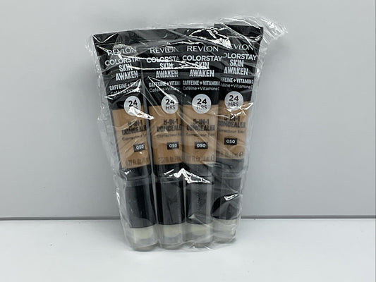 4 PACK - Revlon ColorStay Skin Awaken 050 Medium Deep