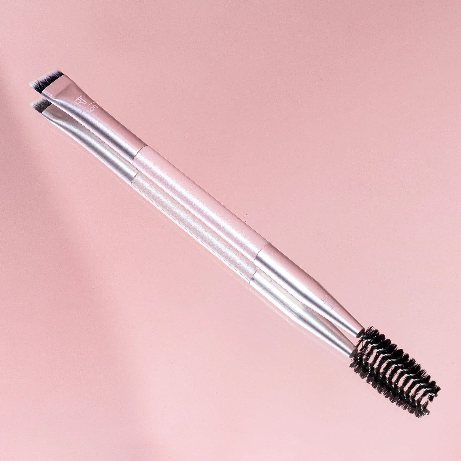 2 PACK - Real Techniques Dual-Ended Brow Brush, For Shaping & Filling Eyebrows