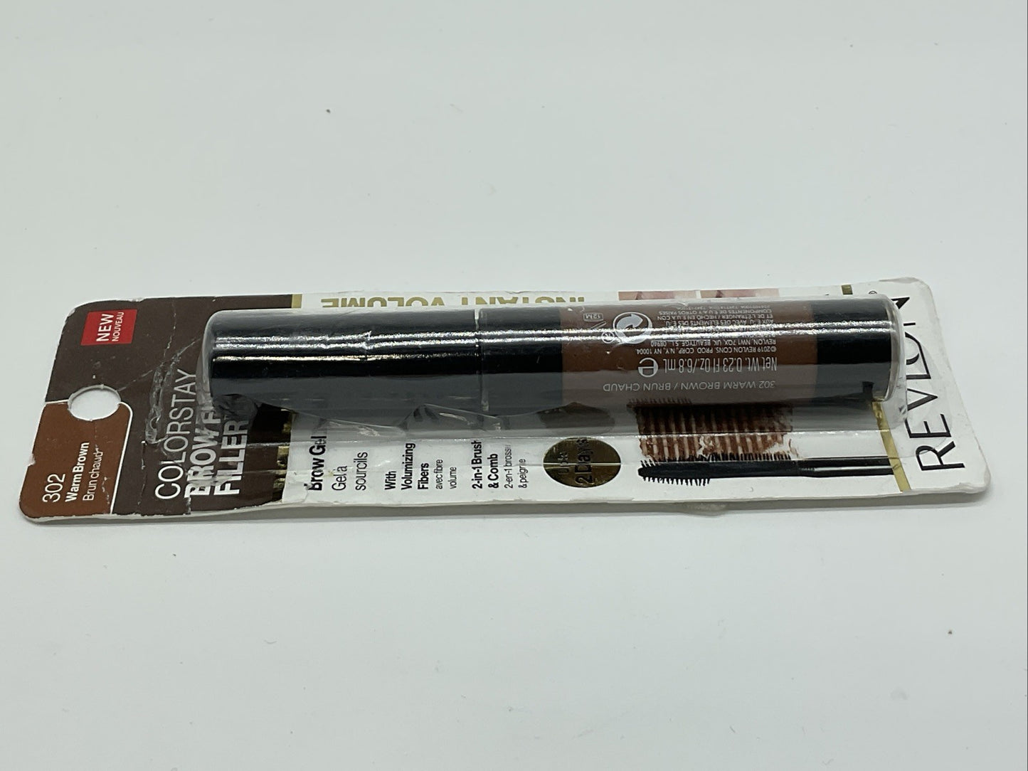 Revlon ColorStay Brow Fiber Filler Brow Gel - 302 Warm Brown