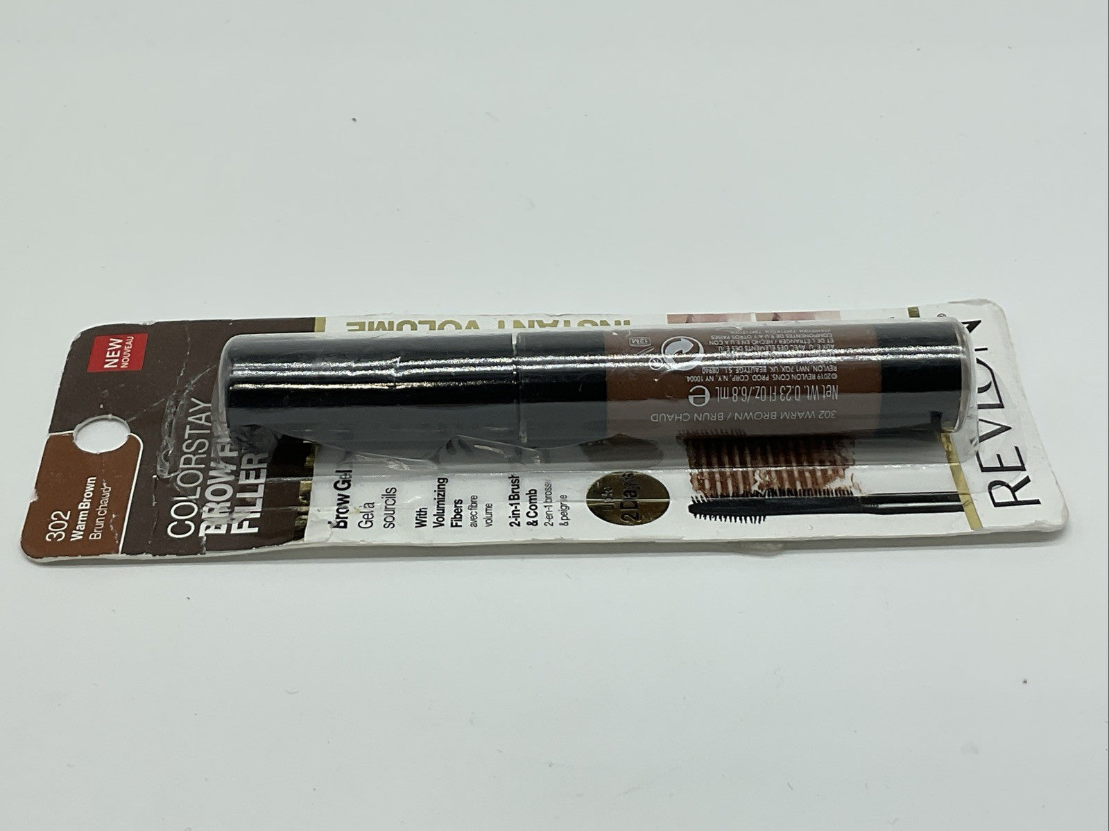 Revlon ColorStay Brow Fiber Filler Brow Gel - 302 Warm Brown