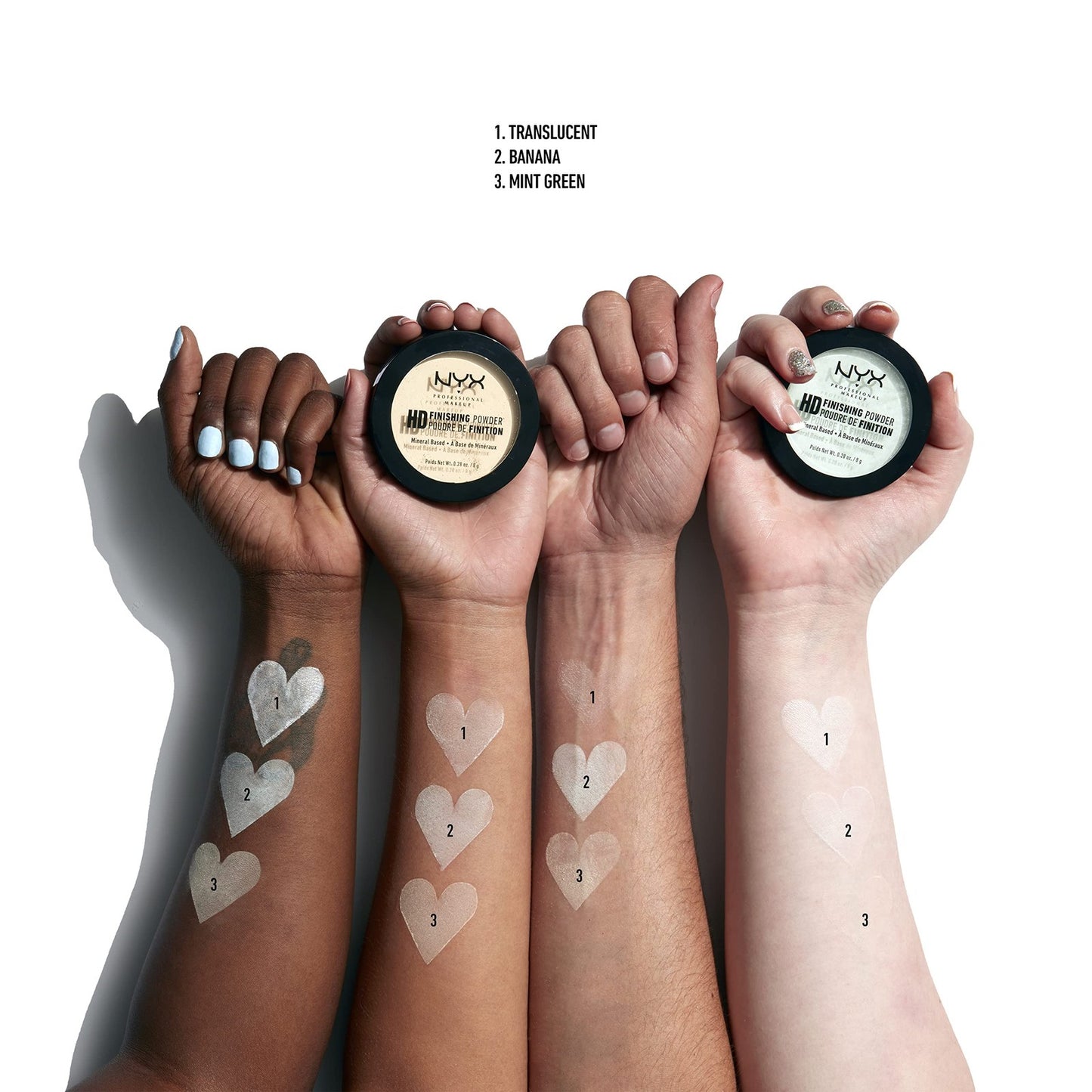 NYX HD Finishing Powder HDFP03 MINT GREEN