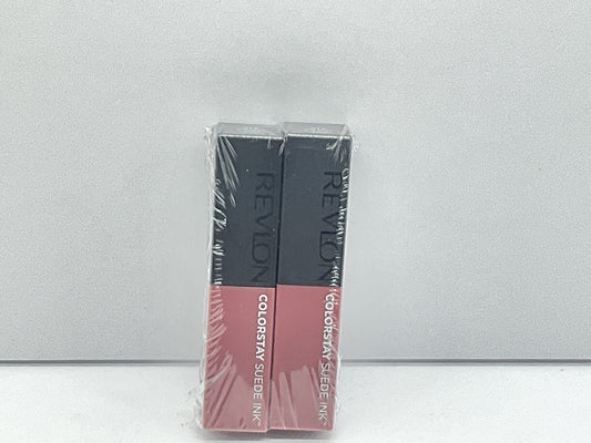 2 PACK - REVLON ColorStay Suede Ink Lipstick - 012 POWER TRIP