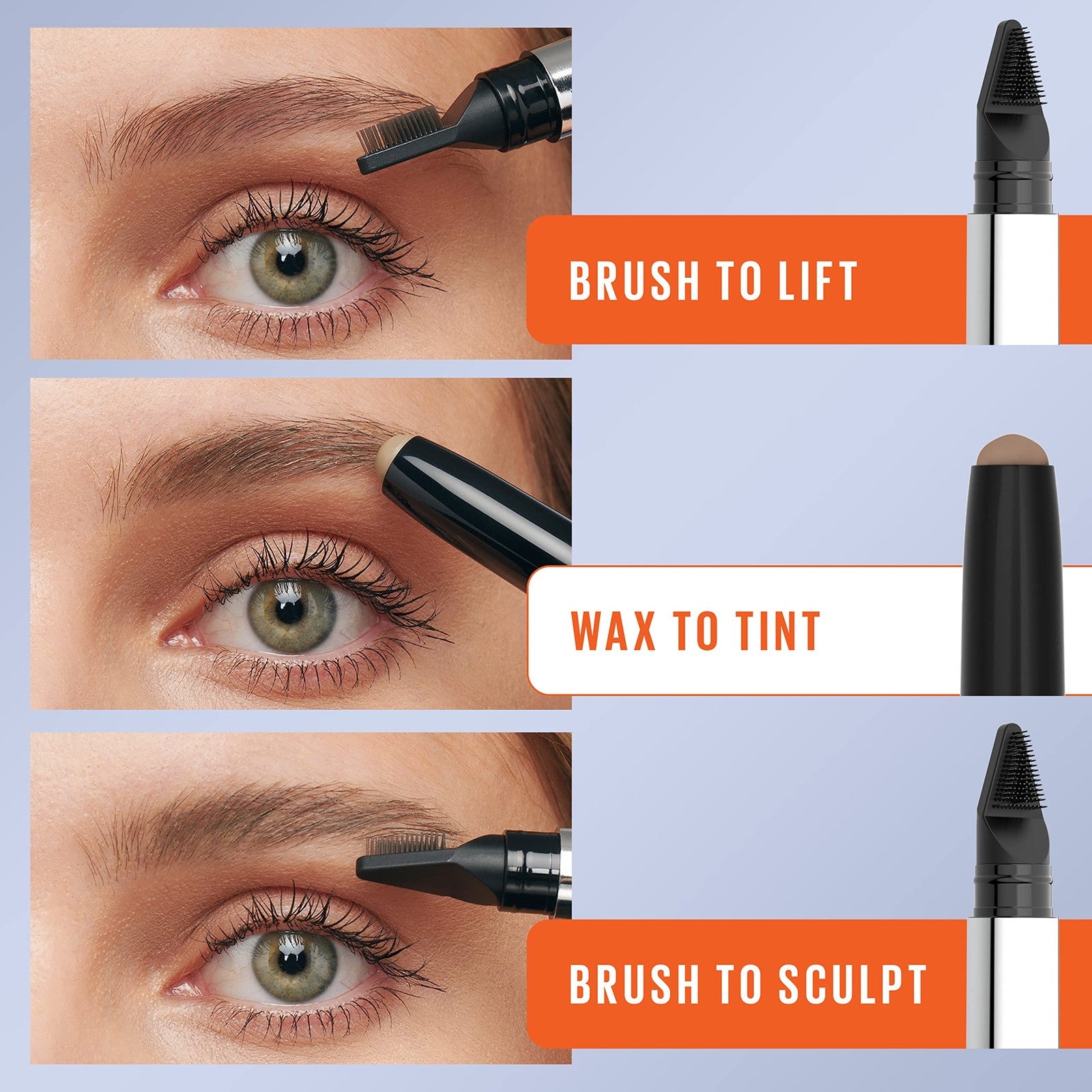 3 PACK - Maybelline New York Tattoo Brow Lift Stick - 255 Soft Brown