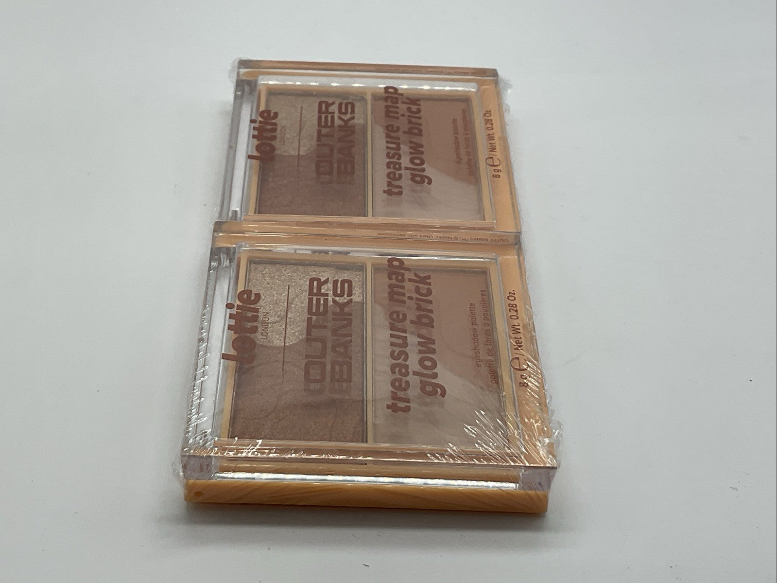 2 PACK - LottieLondon X Outer Banks Bronzing Face Powder - TreasureMap GlowBrick