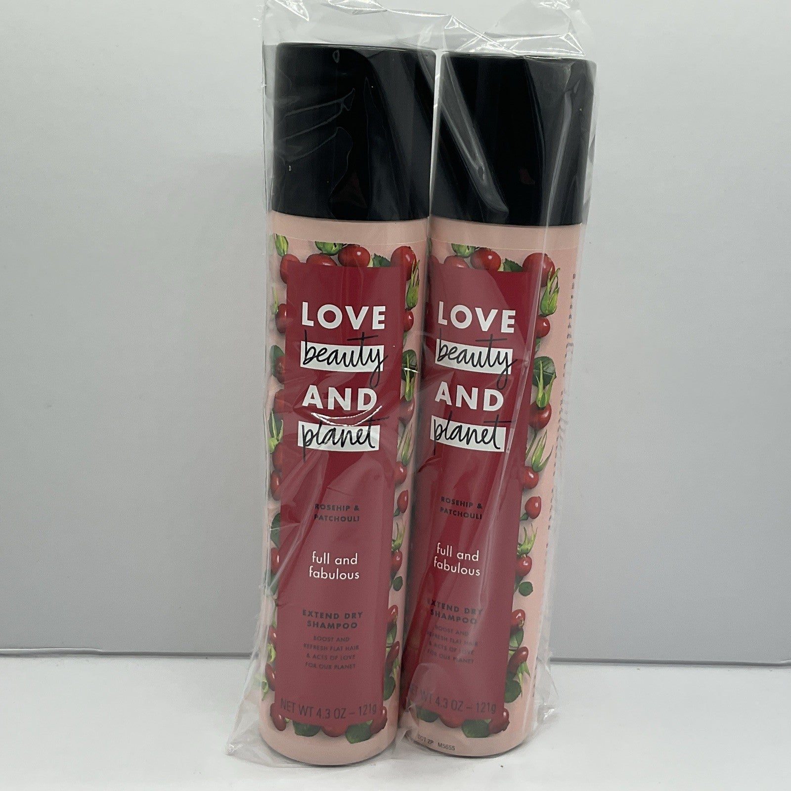 2 Pack - Love Beauty And Planet Full and Fabulous Extend Dry Shampoo Rosehip
