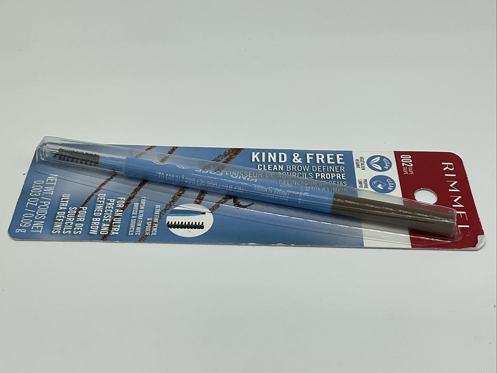Rimmel Kind & Free Eyebrow Pencil - 002 Taupe