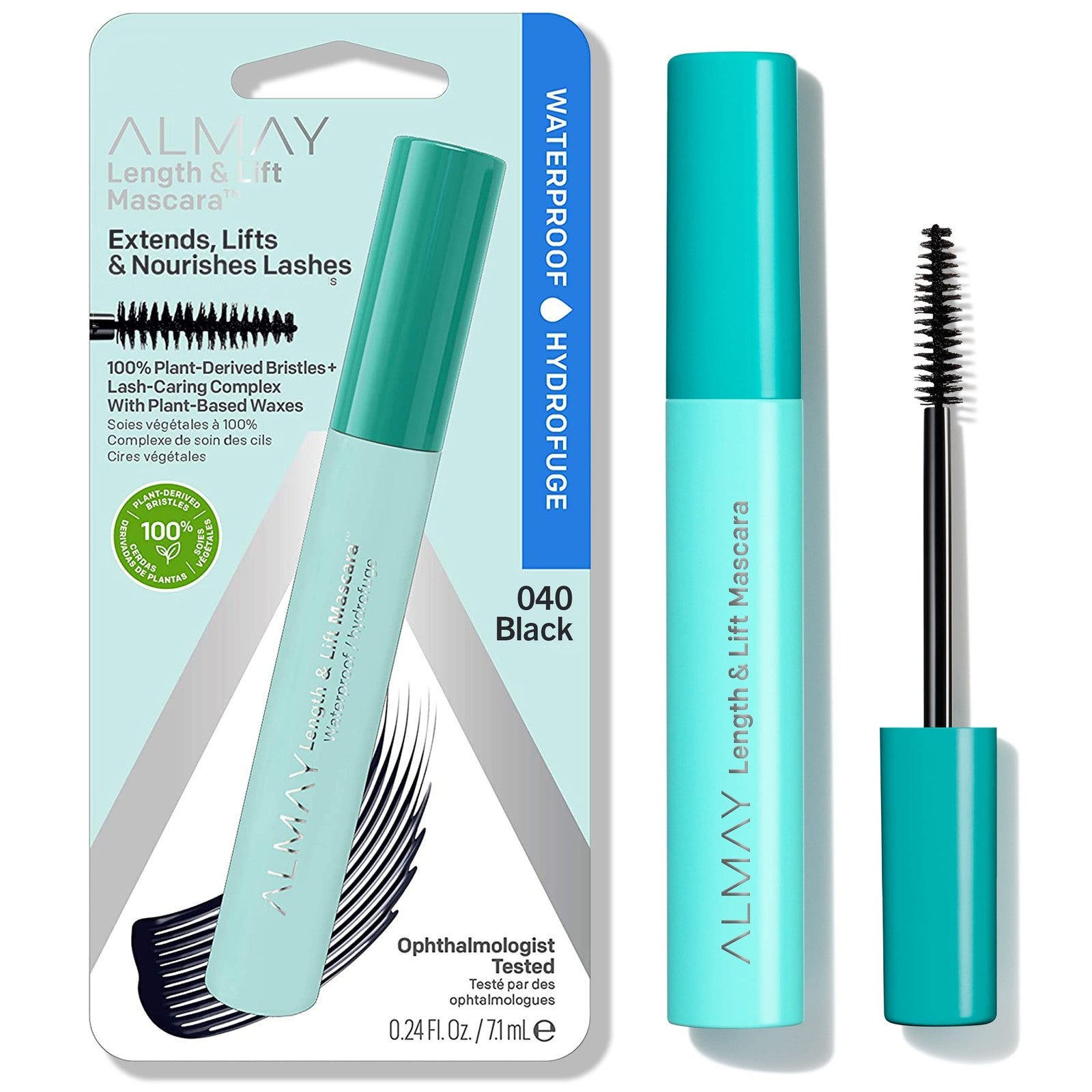 Length & Lift Mascara, 040 Black, 0.24 fl oz (7.1 ml)