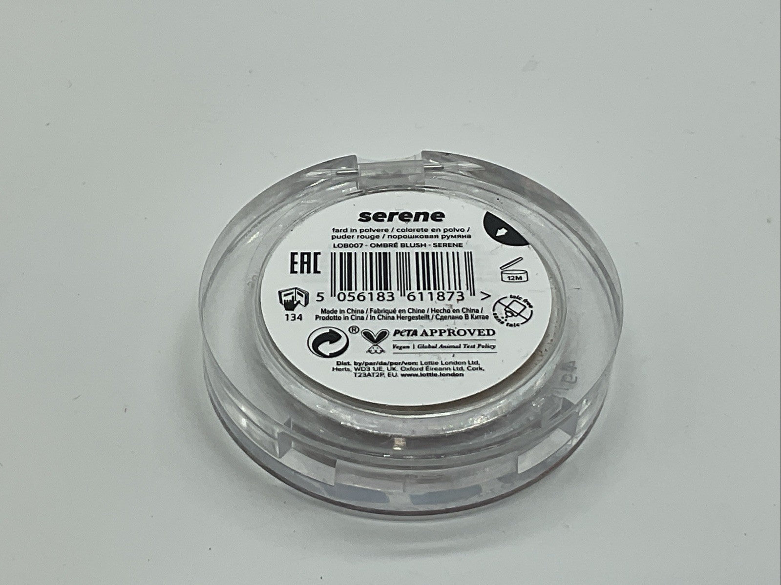 Lottie London Ombré Blush Lightweight & High Pigmented Powder Blusher - Serene
