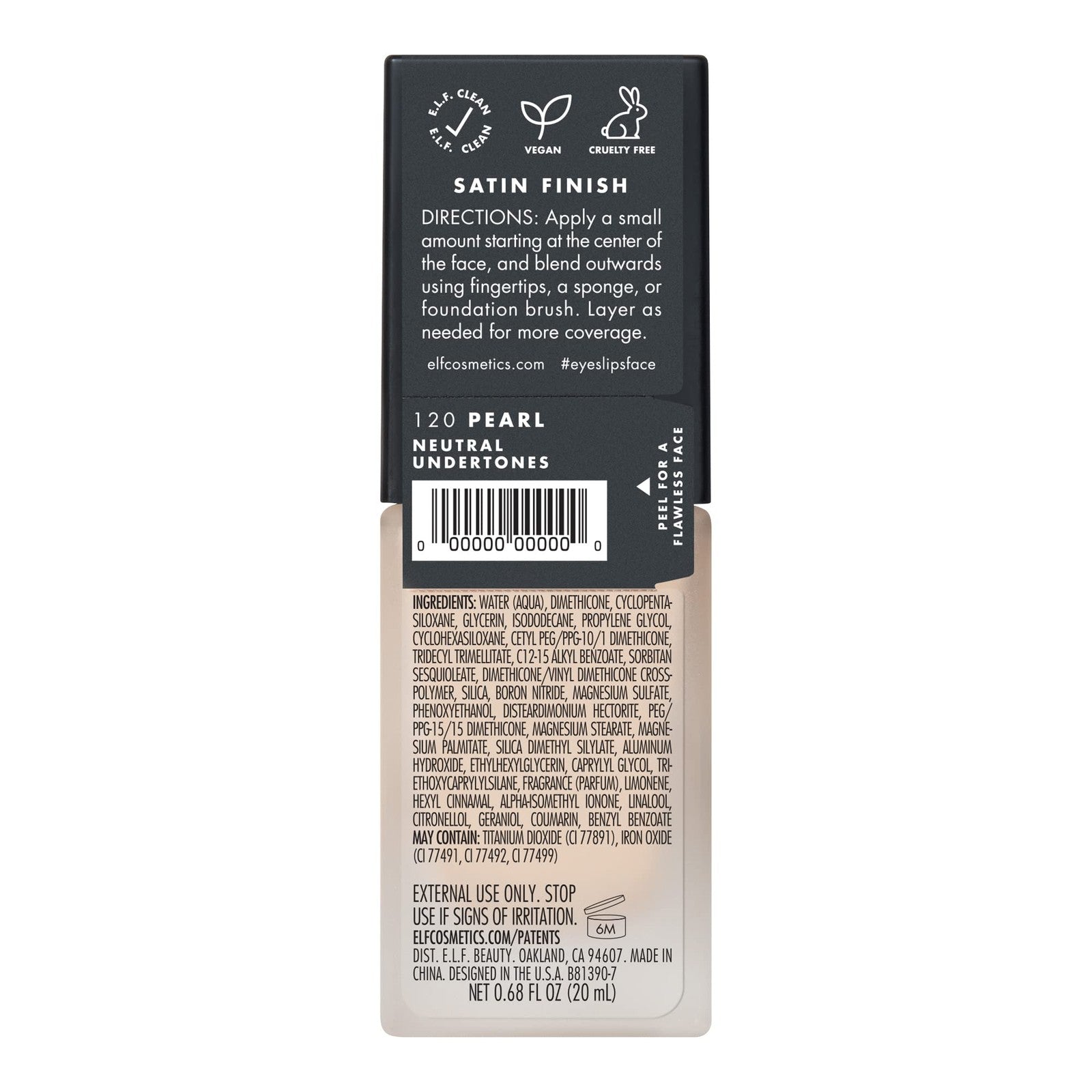 ELF Flawless Finish Foundation Medium Coverage - 120 PEARL