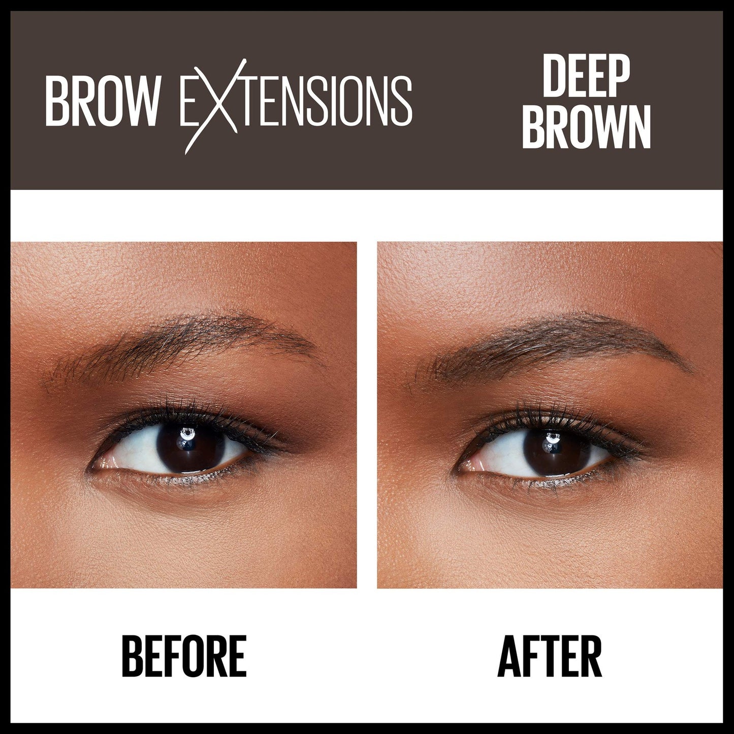 Maybelline Brow Extensions Fiber Pomade Crayon Eyebrow Makeup - 260 Deep Brown
